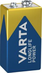 Varta 9V Longlife Power Alkalin Pil (SKT: 12-2027)
