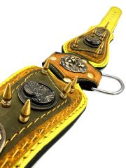 Lion Figured Handmade Spiked Dog Collar