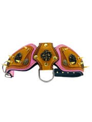 Warrior Figured Special Design Spiked Dog Collar