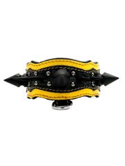 Luxury Leather Big Spiked Dog Collar