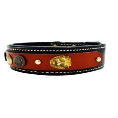 Ancient Egyptian Luxury Doberman Leather Dog Collar