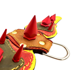 Spiked Layered Luxury Handmade Leather Dog Collar