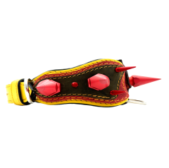 Spiked Layered Luxury Handmade Leather Dog Collar
