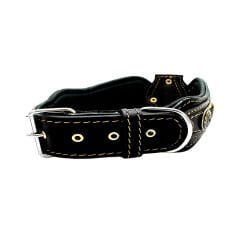 Ancient Greek Luxury Handmade Leather Dog Collar