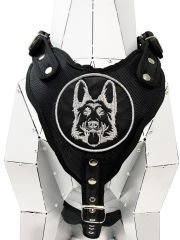 Black K9 German Shepherd Dog Harness