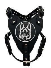 Black K9 German Shepherd Dog Harness