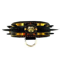 American Bully ''Spartan'' Spiked Leather Dog Collar