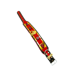 Red ''Minotor'' Exclusive Dog Collar