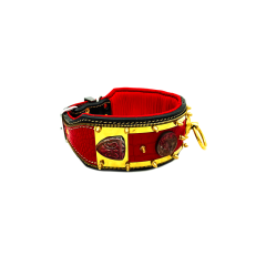 Red ''Minotor'' Exclusive Dog Collar