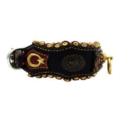 Star and Crescent ''Giant'' Dog Collar Dark Version