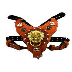 Light Brown ''Nemean'' Lion Head Dog Harness
