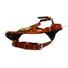 Light Brown ''Nemean'' Lion Head Dog Harness