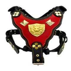 Red-Black ''King Lion'' Dog Harness