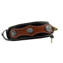 Black-Brown American Bully Head Dog Collar