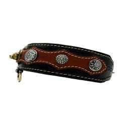 Black-Brown American Bully Head Dog Collar
