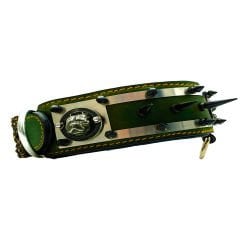 Pitbull And Lion Head Spiked Dog Collar