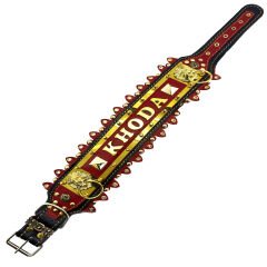 Personalized Special Design Luxury Handmade Leather Dog Collar With Name