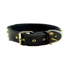 Chicago Bulls Design Handmade Spiked Dog Collar