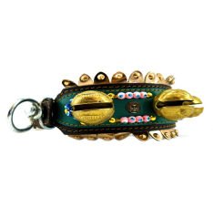 Big Belled Leather Dog Collar