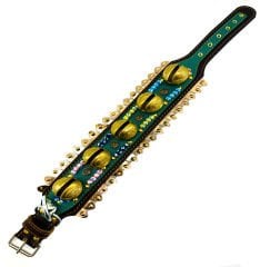 Big Belled Leather Dog Collar