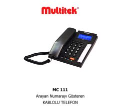 Multitek MC 111 Arayan Numarayı Gösteren