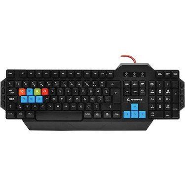 Everest Kb-r06 Siyah Usb Örgü Kablolu Q Gaming Klavye