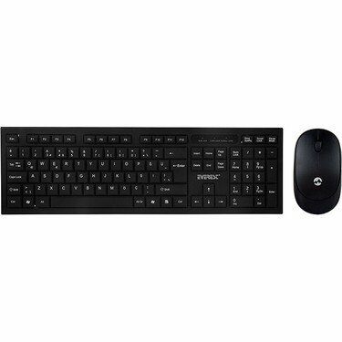 Everest Km-6121 Siyah Kablosuz Q Slim Klavye ve Mouse