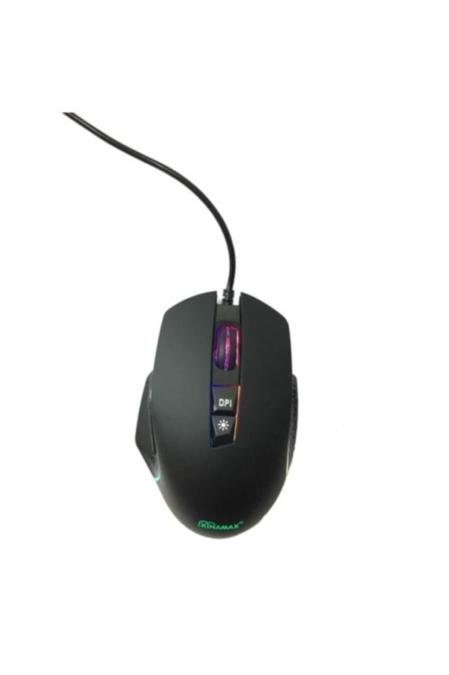 Kinamax KXSGM3889 6400 DPI RGB USB Siyah Oyuncu Mouse