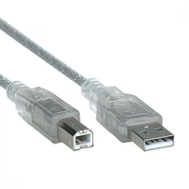 USB YAZICI KABLOSU 1,5 METRE 2.0  ŞEFFAF