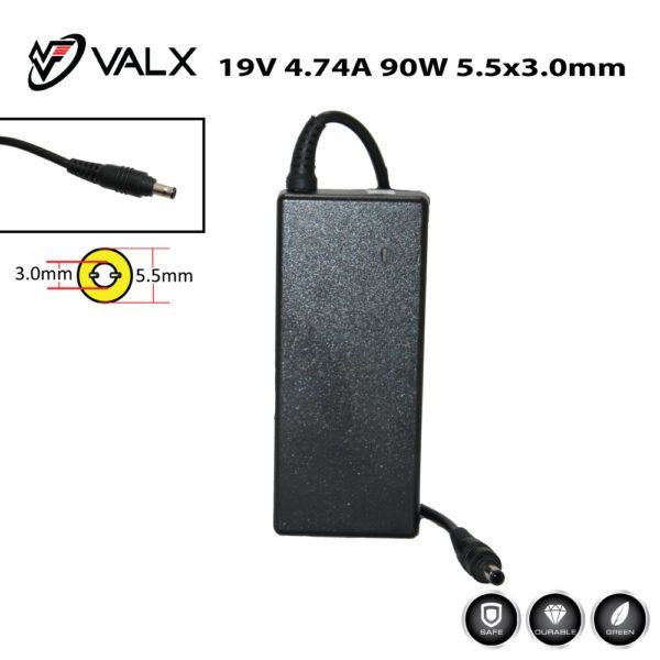 Valx LA-19030 19V 4.74A 90W 5.5×3.0mm SAMSUNG Laptop Adaptör