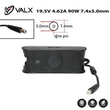 Valx LA-19575 19.5V 4.62A 90W 7.4x5.0 DELL İGNE Laptop Adaptör