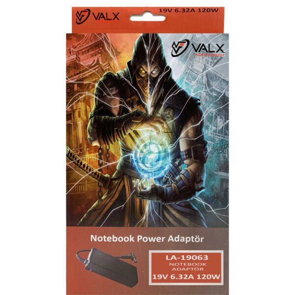 Valx LA-19063 19V 6.32A 5.5×2.5 TOSHİBA ASUS Laptop Adaptör