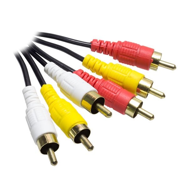 3 RCA + 3 RCA 1.5 METRE POŞETLİ STANDART RCA KABLO