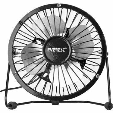 Everest Efn-487 6` Masaüstü Metal Siyah Usb Fan Vantilatör