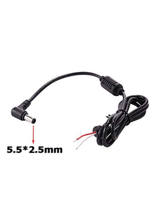 Tunytech 5.5mm X 2.5mm L Jaklı Notebook Adaptör Kablosu