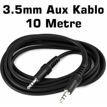 Tunytech Stereo Aux Kablo 3.5 mm 10 mt