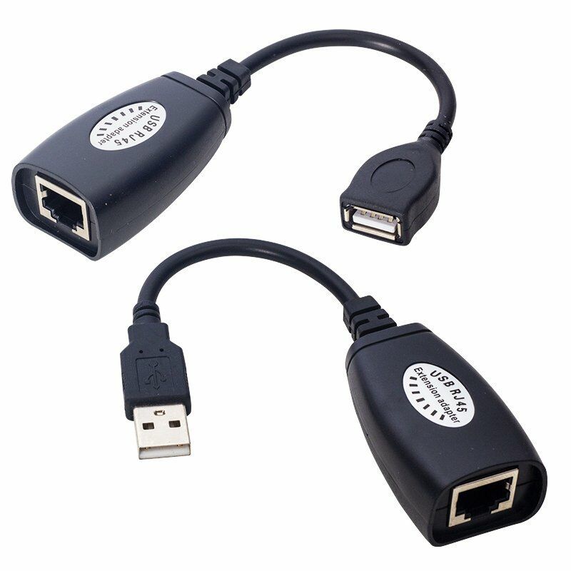 Tunytech USB RJ45 EXTENDERRJ45 USB Ek Uzatıcı CAT5E 6 Kablosu Ekleme Extensıon Extender RJ45 USB Uzatma