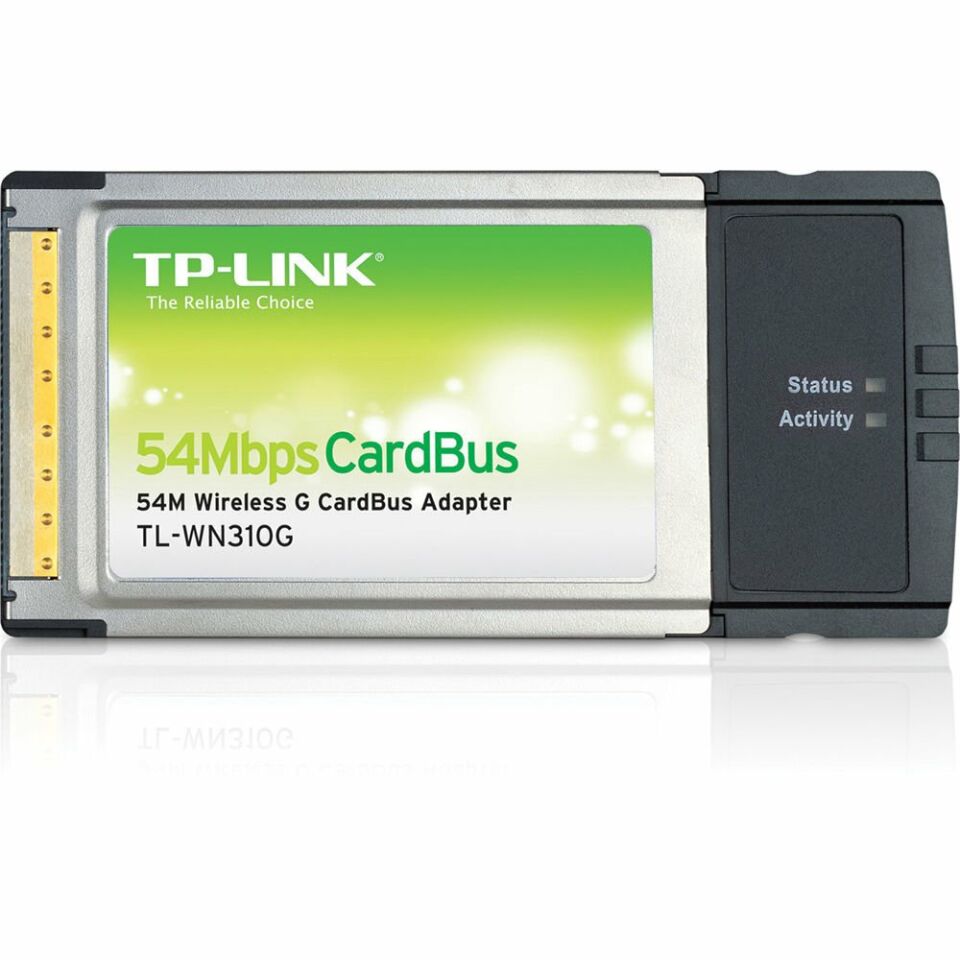 TP-LINK TL-WN310G 54Mbps Kablosuz CardBus Adaptör