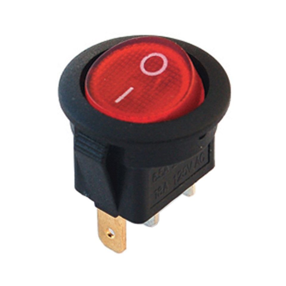 Ic-131 Yuvarlak Işıklı Anahtar On-Off 3P 220V