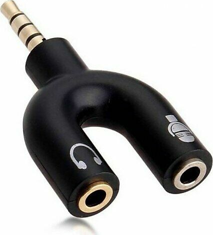 3.5 Mm Stereo Erkek to Kulaklık + Hoparlör Dişi Çoklayıcı Jack