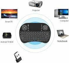 Tunytech Kablosuz Mini Klavye Dokunmatik Mouse