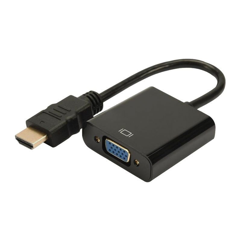 HDMI To VGA Çevirici Adaptör Ses Çıkışsız Kutulu