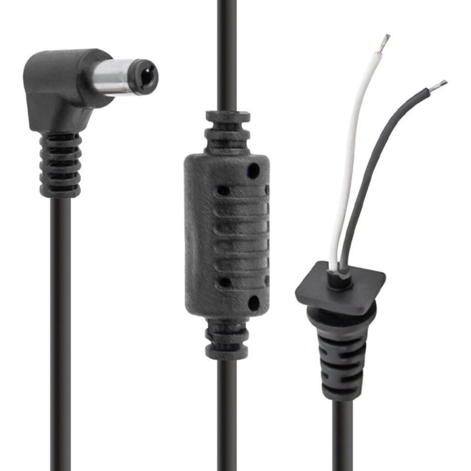 Notebook Adaptör Kablosu Jacklı 5.5-2.1 Uç