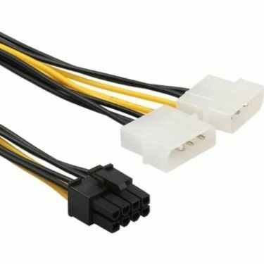 Tunytech Ekran Kartı Sata Power Kablo 8 Pin