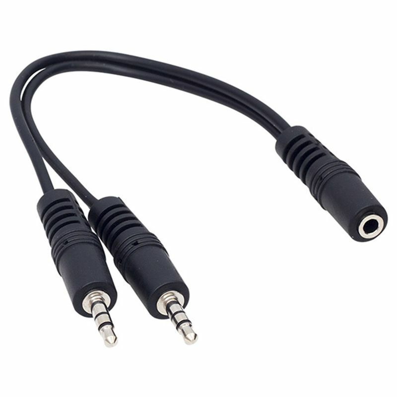 3.5 Mm Stereo Dişi-2x3.5 Mm Stereo Erkek 20 Cm Y Kablo