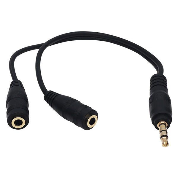 3.5 Mm Erkek-2 Stereo Dişi Kulaklık Çoklayıcı Kablo