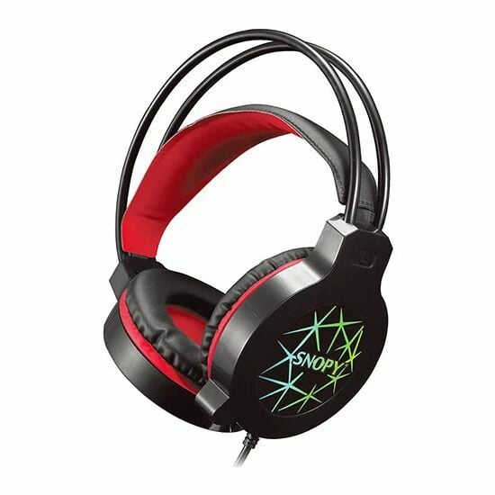 Snopy SN-GX7 CRAZY Siyah USB Ledli Mikrofonlu Oyuncu Kulaklığı