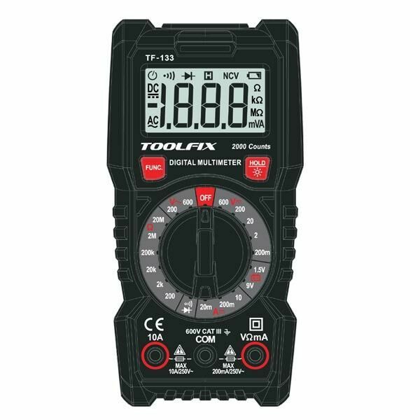 TOOLFIX TF-133 Dijital Multimetre 600V