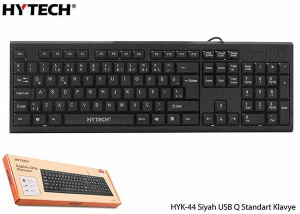 Hytech HYK-44 USB Kablolu Standart Q Klavye