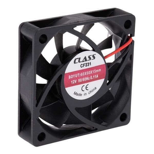 60x60x15 DC 12V Aksiyel Fan - Class
